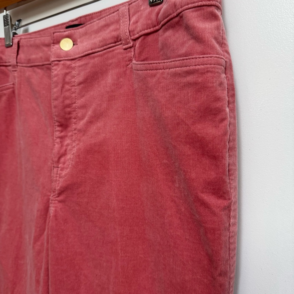 Talbots Stretch Corduroy High Rise Flare Leg Pants Size 10 - Picture 4 of 11